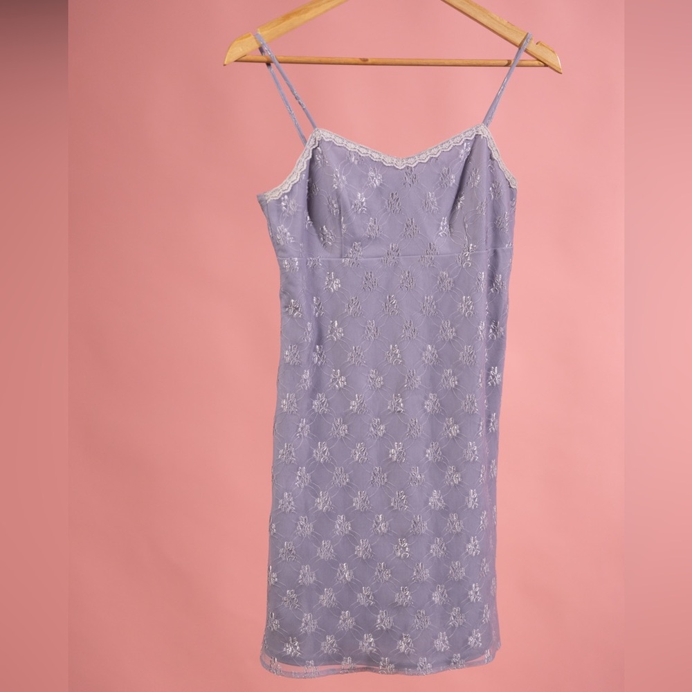 Y2K 5•7•9 Lavender Lace Dress